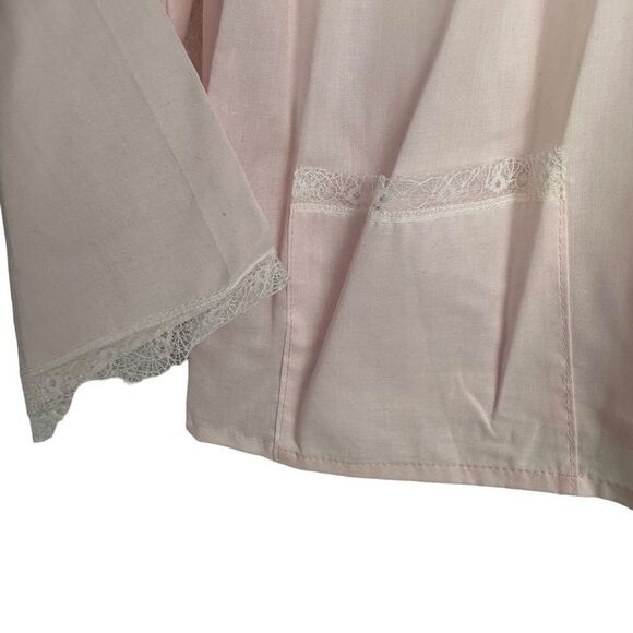 Nanette Undies Co. Inc Pink Bed Jacket size Medium - Picture 7 of 8